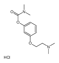 Phenol, m-(2-(dimethylamino)ethoxy)-, dimethylcarbamate, monohydrochlo ride structure