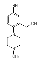 (5-AMINO-2-(4-METHYLPIPERAZIN-1-YL)PHENYL)METHANOL Structure