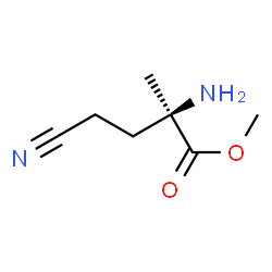 Isovaline,4-cyano-,methyl ester (9CI)结构式