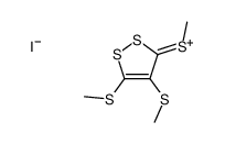 [4,5-bis(methylsulfanyl)dithiol-3-ylidene]-methylsulfanium,iodide结构式