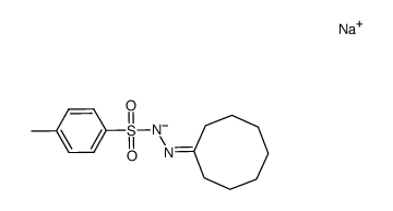 p-tosylhydrazone sodium salt of cyclooctanone Structure