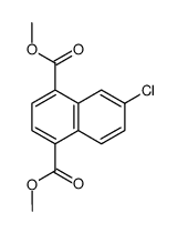 6-Chlor-1,4-naphthalindicarbonsaeure-dimethylester Structure