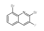 2,8-Dibromo-3-fluoroquinoline Structure