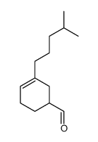 3-(4-methylpentyl)cyclohex-3-ene-1-carbaldehyde结构式