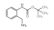 N-[2-(氨基甲基)苯基]氨基甲酸叔丁酯结构式