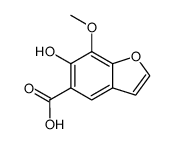 6-hydroxy-7-methoxy-benzofuran-5-carboxylic acid Structure