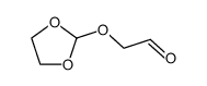 (1,3-dioxolan-2-yloxy)ethanal Structure