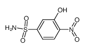 3-hydroxy-4-nitro-benzenesulfonic acid amide Structure