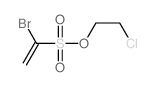 1-bromo-1-(2-chloroethoxysulfonyl)ethene结构式