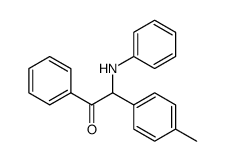 1-phenyl-2-(phenylamino)-2-p-tolylethanone结构式