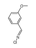 chloro-(3-methoxy-benzyliden)-amine Structure