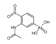(3-acetylamino-4-nitro-phenyl)-arsonic acid结构式