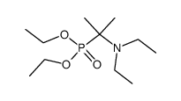 diethyl (1-(diethylamino)-1-methylethyl)phosphonate Structure