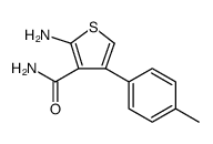 3-Thiophenecarboxamide, 2-amino-4-(4-methylphenyl)结构式