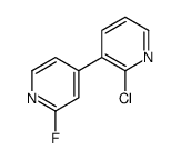 2-CHLORO-2'-FLUORO-3,4'-BIPYRIDINE Structure