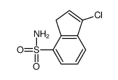 1-chloro-3H-indene-4-sulfonamide Structure