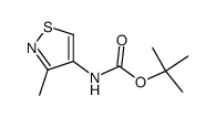 4-N-BOC AMINO-3-METHYL ISOTHIAZOLE结构式
