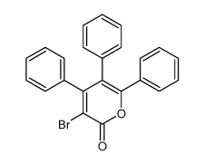 3-bromo-4,5,6-triphenylpyran-2-one结构式