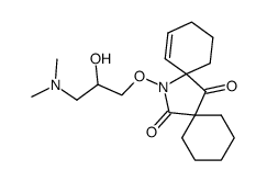 14-(3-Dimethylamino-2-hydroxy-propoxy)-14-aza-dispiro[5.1.5.2]pentadec-9-ene-7,15-dione Structure