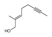 2-methyloct-2-en-6-yn-1-ol结构式