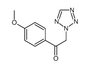 1-(4-methoxyphenyl)-2-(tetrazol-2-yl)ethanone Structure