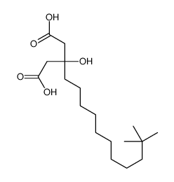 3-(10,10-dimethylundecyl)-3-hydroxypentanedioic acid Structure