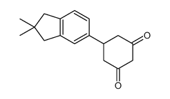 5-(2,2-dimethyl-1,3-dihydroinden-5-yl)cyclohexane-1,3-dione Structure