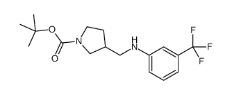 1-BOC-3-([(3-TRIFLUOROMETHYL-PHENYL)-AMINO]-METHYL)-PYRROLIDINE picture
