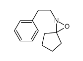2-(2-phenylethyl)-1-oxa-2-azaspiro[2.4]heptane结构式