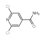 2,6-Dichloroisonicotinamide Structure