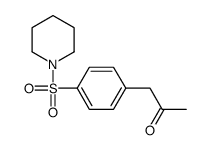 1-(4-piperidin-1-ylsulfonylphenyl)propan-2-one Structure