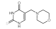 5-(morpholinomethyl)-2-thioxo-2,3-dihydro-4(1H)-pyrimidinone Structure