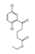 ETHYL 5-(2,5-DICHLOROPHENYL)-5-OXOVALERATE Structure