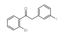 2'-BROMO-2-(3-FLUOROPHENYL)ACETOPHENONE structure