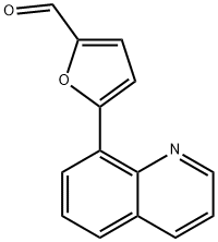5-(quinolin-8-yl)furan-2-carbaldehyde结构式