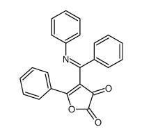 4-(C,N-diphenylcarbonimidoyl)-5-phenylfuran-2,3-dione结构式