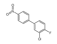 2-chloro-1-fluoro-4-(4-nitrophenyl)benzene structure