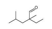 Pentanal, 2-ethyl-2,4-dimethyl Structure