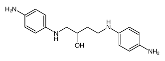 1,4-bis(4-aminoanilino)butan-2-ol结构式