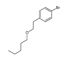 1-bromo-4-(2-pentoxyethyl)benzene结构式