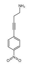 4-(4-nitrophenyl)but-3-yn-1-amine Structure