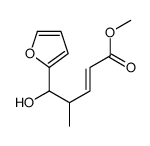 methyl 5-(furan-2-yl)-5-hydroxy-4-methylpent-2-enoate结构式
