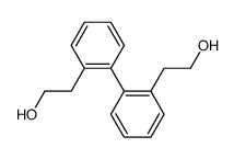 2,2'-Bis-(2-hydroxy-ethyl)-biphenyl结构式