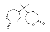 5-[2-(7-oxooxepan-4-yl)propan-2-yl]oxepan-2-one结构式