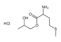 2-hydroxypropyl DL-methionate hydrochloride Structure