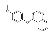 4-(4-methoxyphenoxy)quinazoline Structure