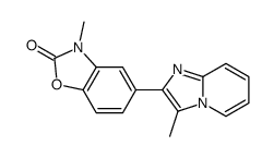 3-methyl-5-(3-methylimidazo[1,2-a]pyridin-2-yl)-1,3-benzoxazol-2-one Structure