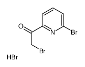 2-bromo-1-(6-bromopyridin-2-yl)ethanone,hydrobromide structure