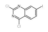 2,4-二氯-7-碘喹唑啉结构式