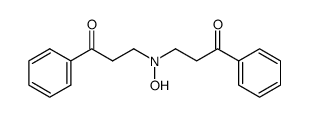 N,N-bis-(3-oxo-3-phenyl-propyl)-hydroxylamine结构式